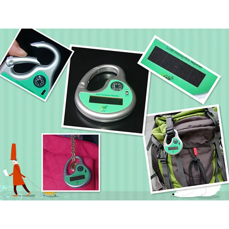Ultrasonic Solar Mosquito Repellent Device - 888