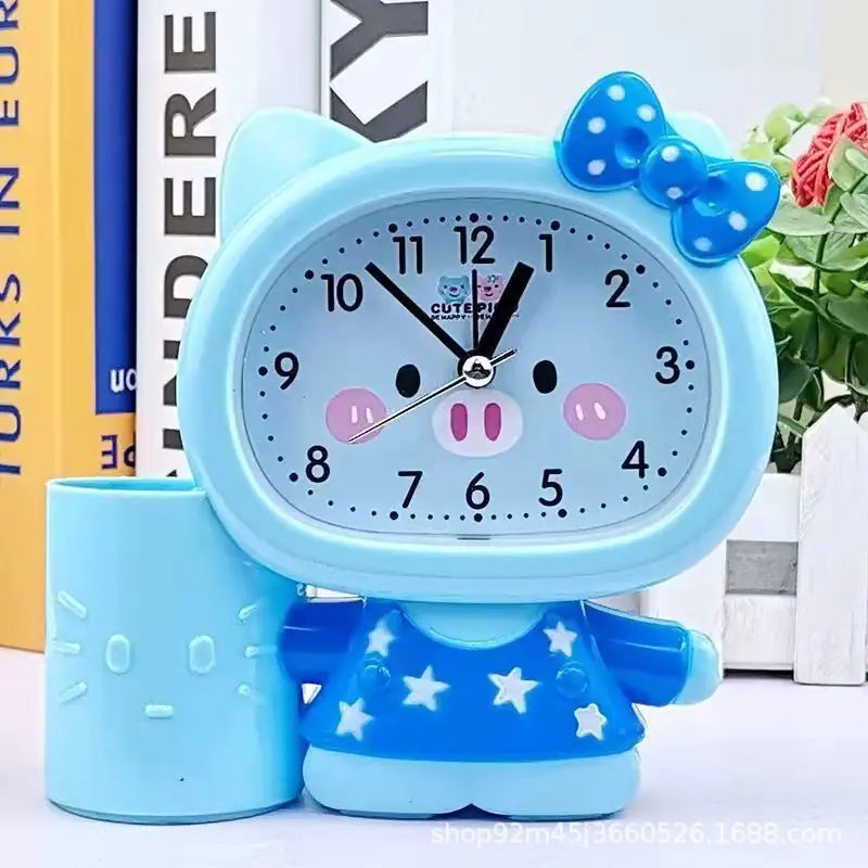 Bee Design Alarm Clock - Creative Cartoon Desk Clock