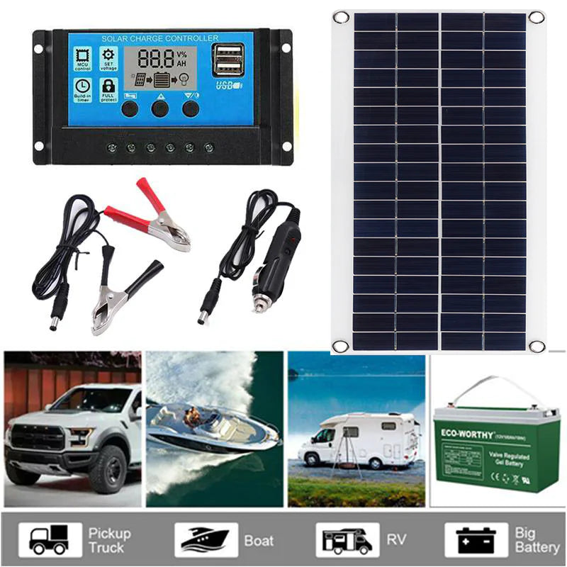 15W Solar Charging Panel - 888