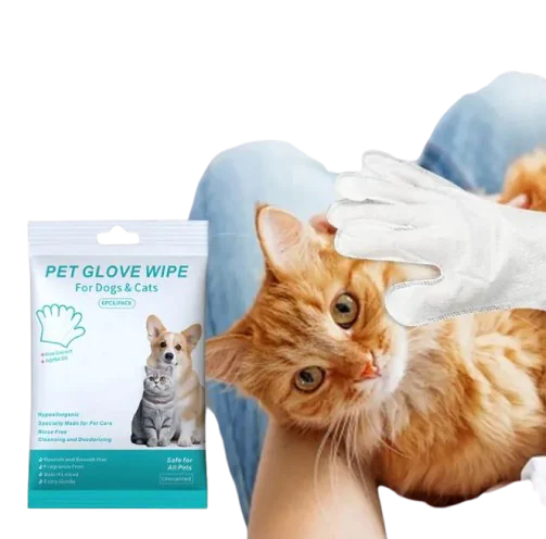 Pet Cleaning Gloves & Wipes - 888