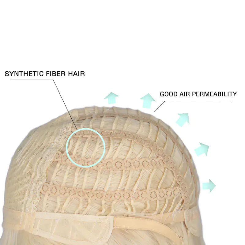 High-Quality Synthetic Short Curly Wig for Everyday Use - 888