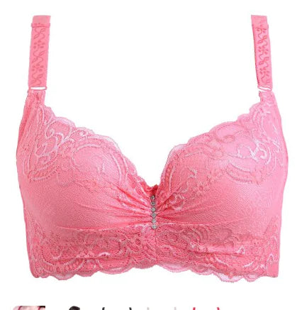 Plus Size Lace Underwire Bra for Women, Comfort Fit - Lingerie
