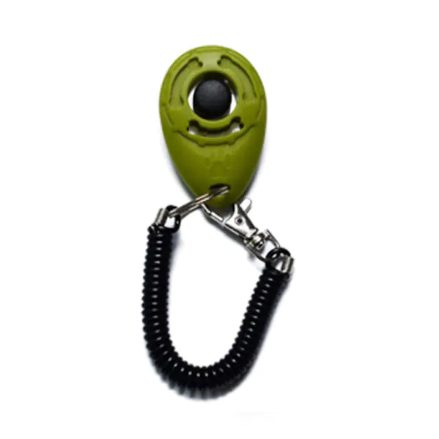 Einstellbarer Hundetrainings-Clicker mit Schlüsselanhänger-Gurt 
