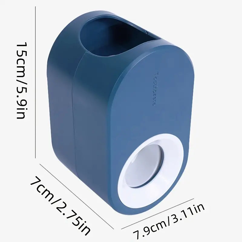Automatic Toothpaste Dispenser with Wall-Mounted Holder