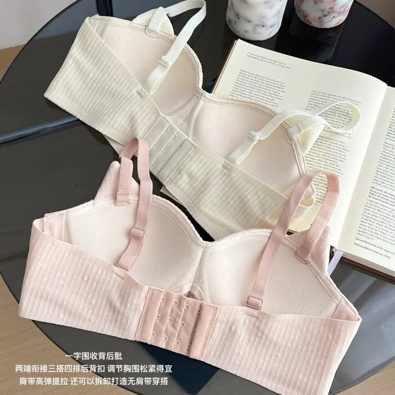 Strapless Lace Bra Set for Comfort and Support - Lingerie