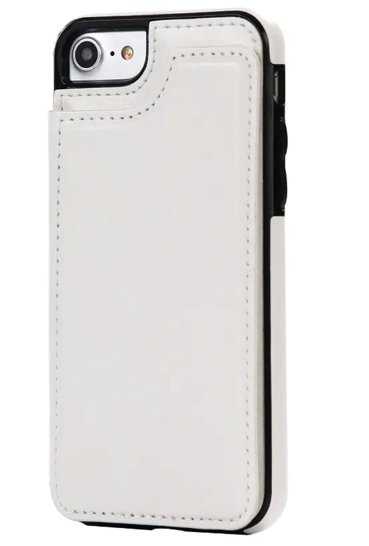 Card Holder Flip Phone Case for iPhone 8 & Samsung S8+