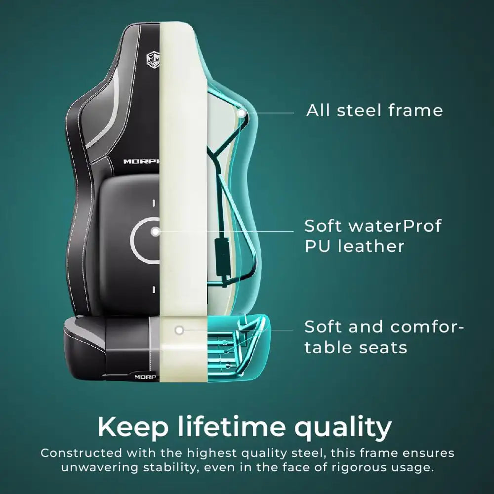 Pink Leather Gaming Chair support ensures optimal comfort and spine health pain-free back