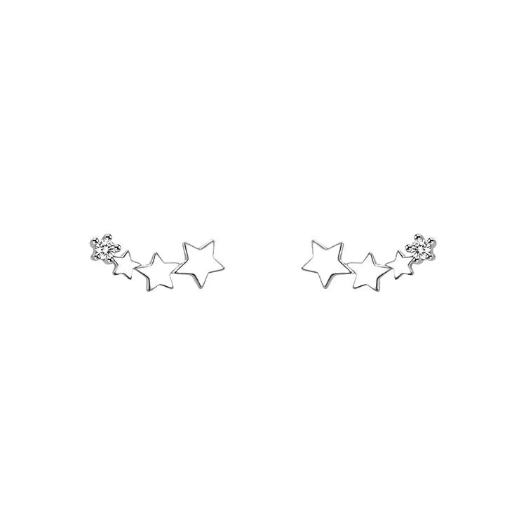 High-grade Light Luxury Design Sense Frosty Style Stud Earrings