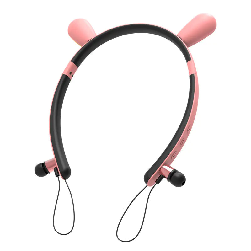 Cat Ear Bluetooth Headphones with Sports Design