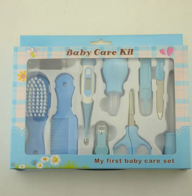Thermometer für Mutter und Kind, Fütterung, Nasenpflege, 10-teiliges Set, Baby-Maniküre-Klemme, Nagelknipser-Set