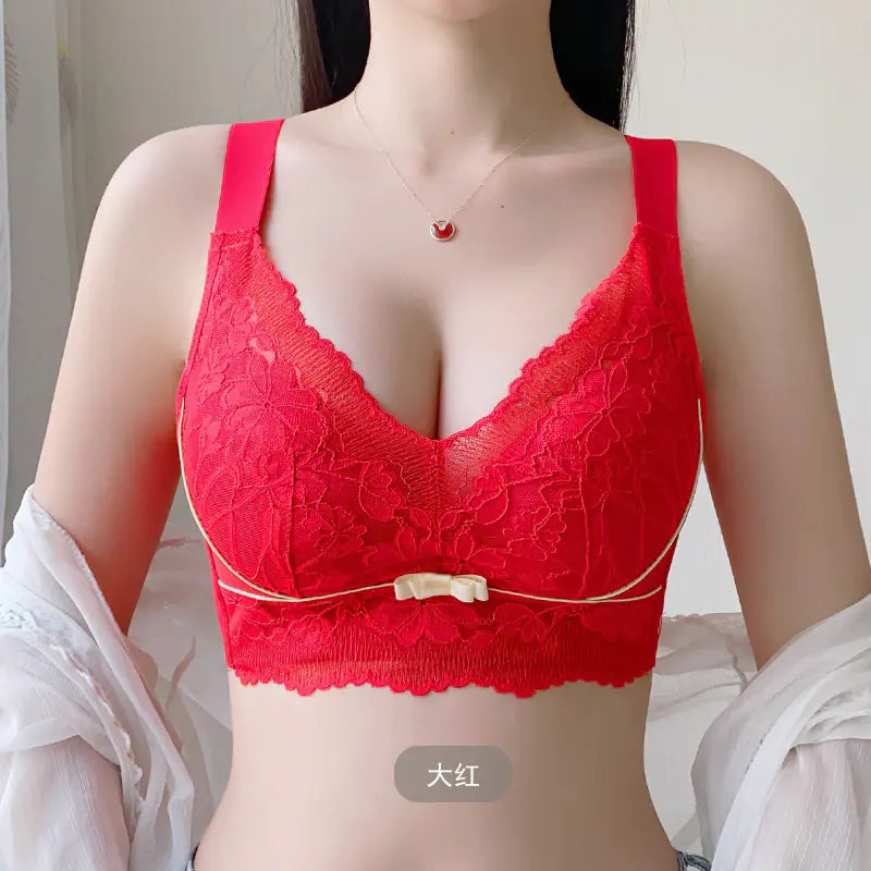 Lace Push-Up Bra for Small Bust with Support Features - Lingerie