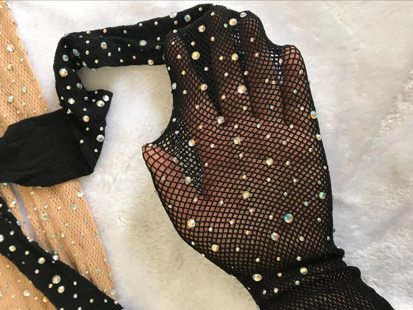 Sexy Fishnet Stockings with Hot Drilling Design - Lingerie