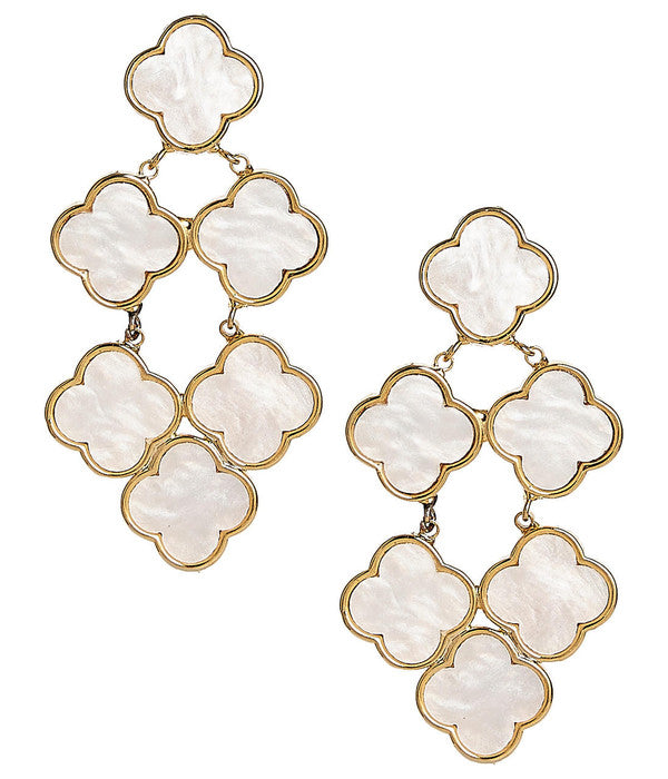 Camilla - Mother of Pearl - Statement Earring