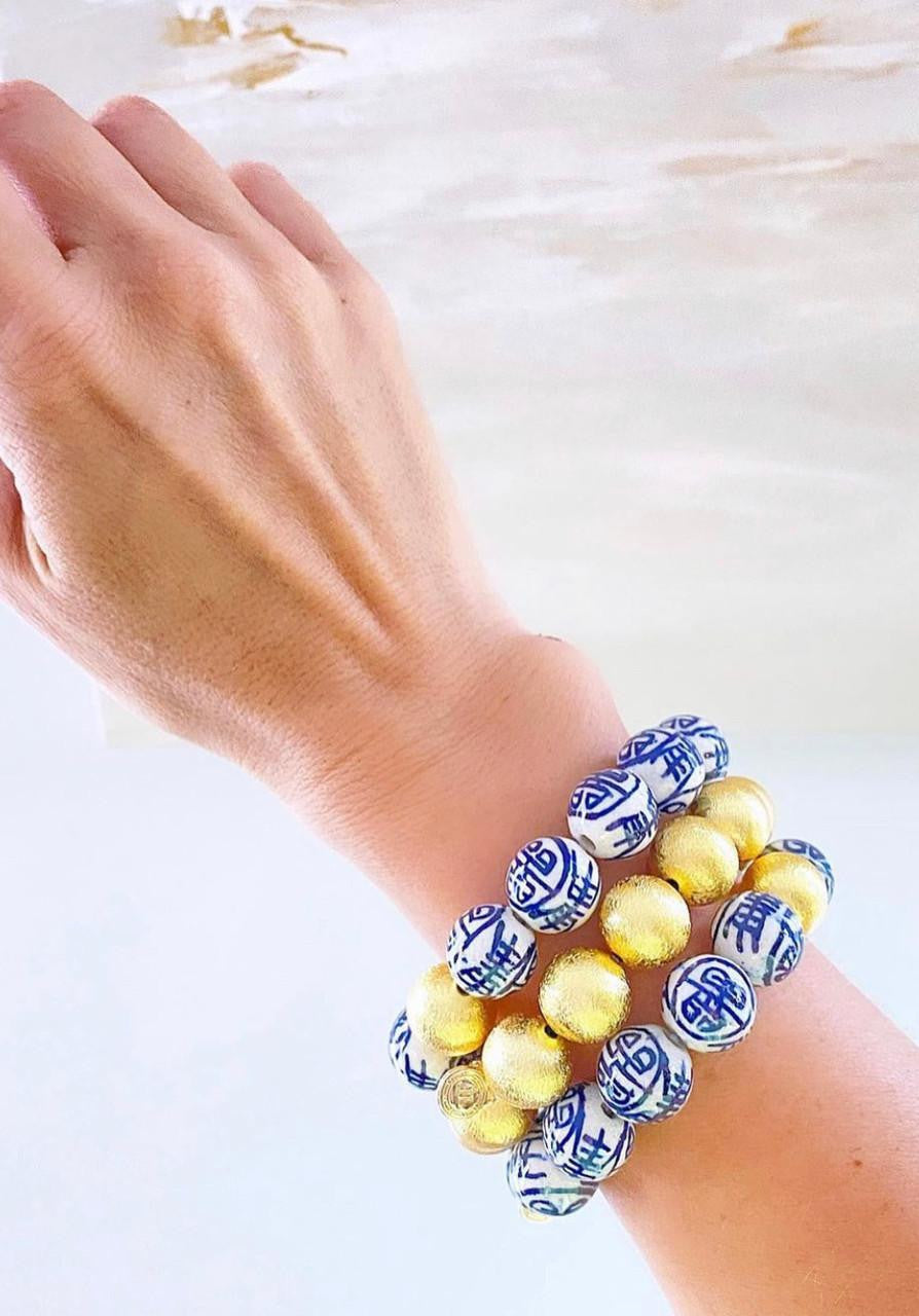 Georgia Beaded Bracelet - Patterned