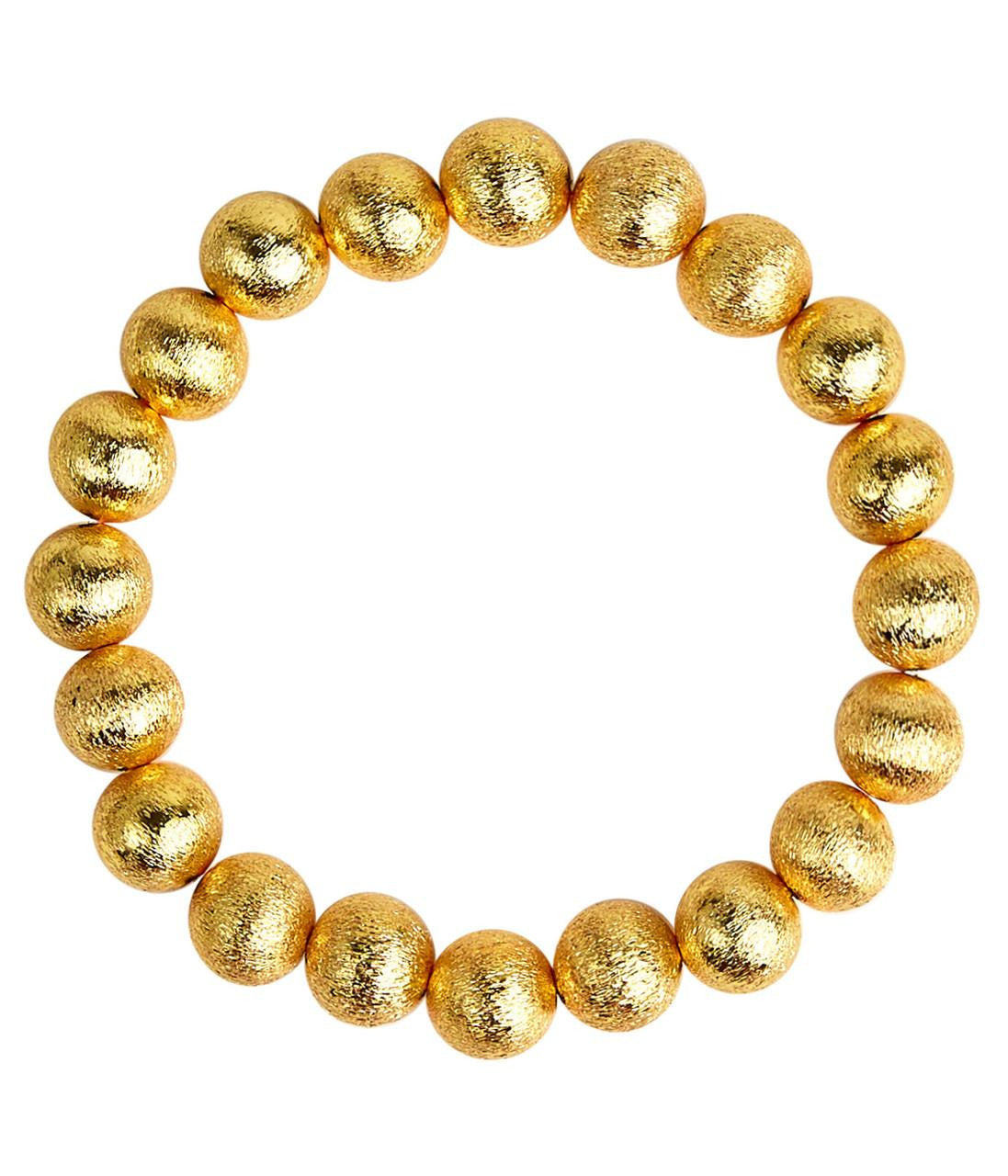 Georgia - Gold Beaded Bracelet