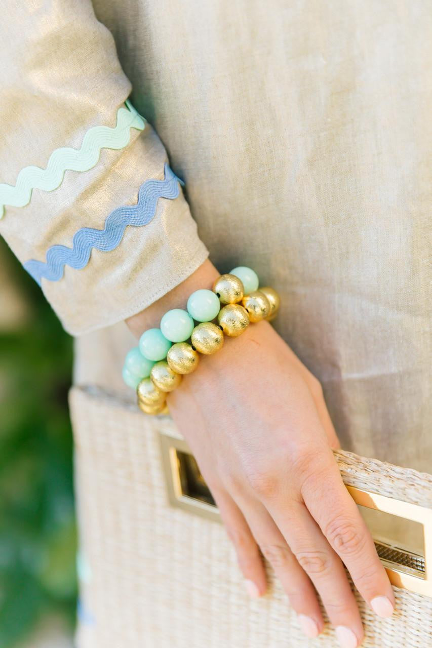 Georgia - Gold Beaded Bracelet