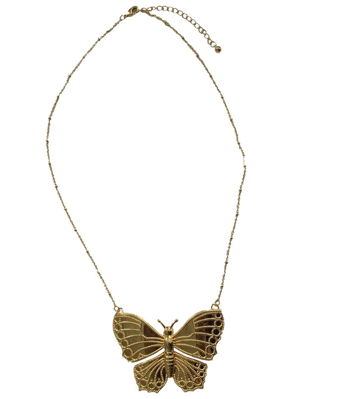 Haines Butterfly Necklace - Avoly Collection