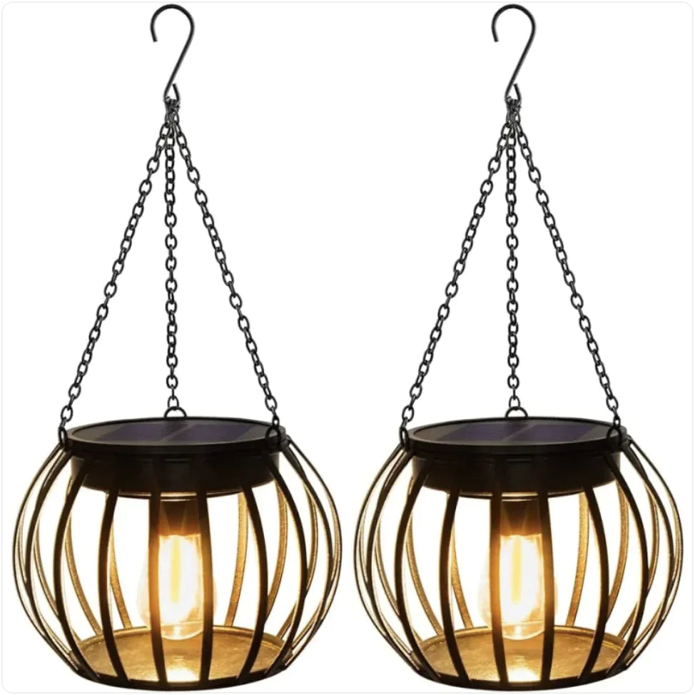 Modern Solar-Powered Hanging Garden Lamp - 888