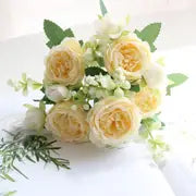 5 Heads Artificial Peony Simulation Flower Decoration