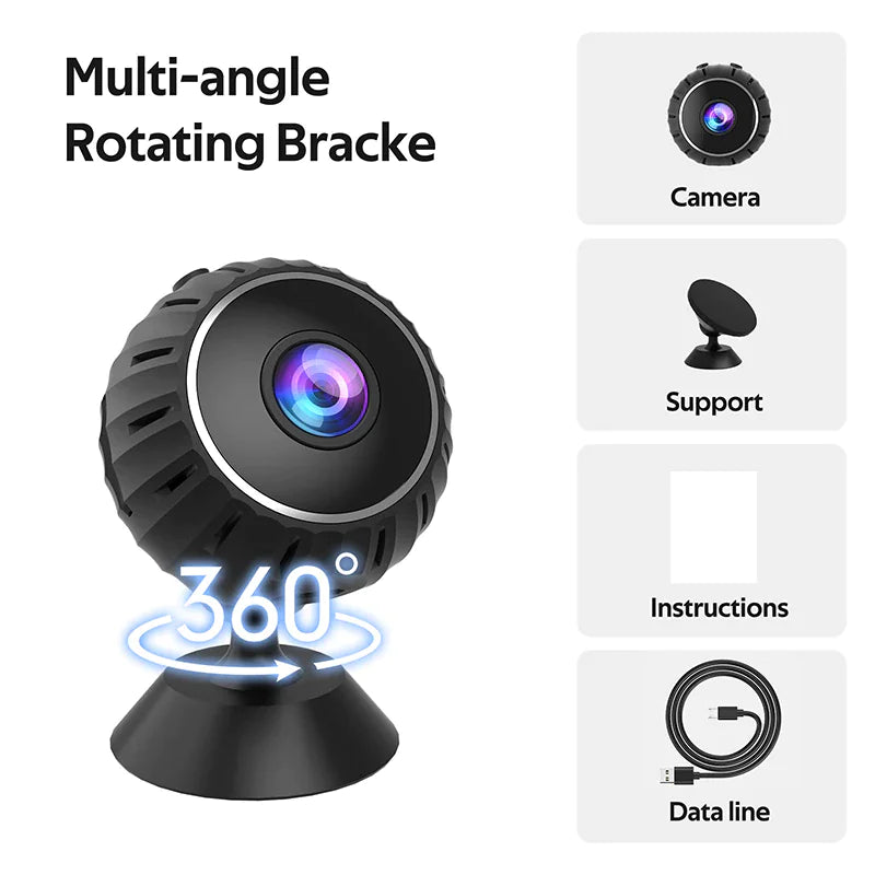 Mini Camera Wireless Cam WiFi Home Security HD 1080P DVR