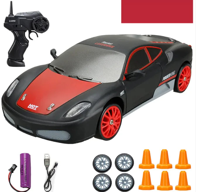 Huangbo 4WD Remote Control Car RC Drift Car Electric Charging Toy - 888