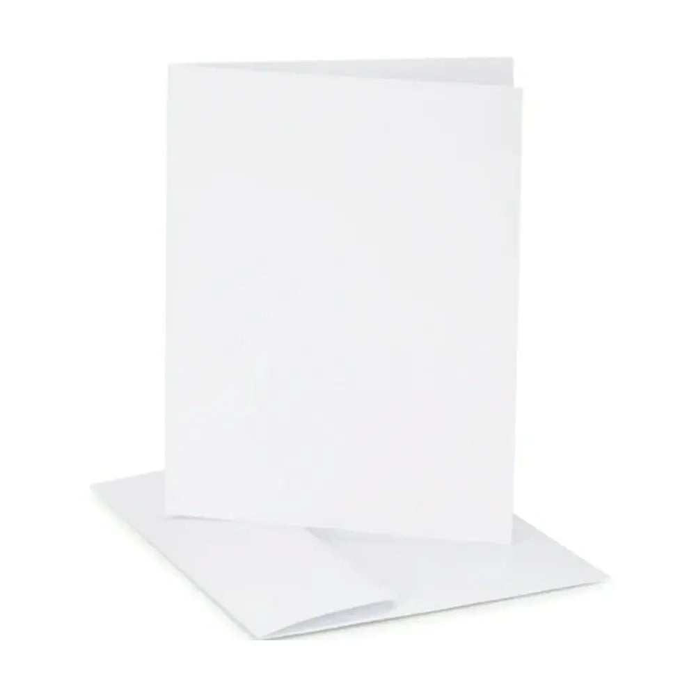 Darice A7 Cards & Envelopes 50 Sets Ensemble - White