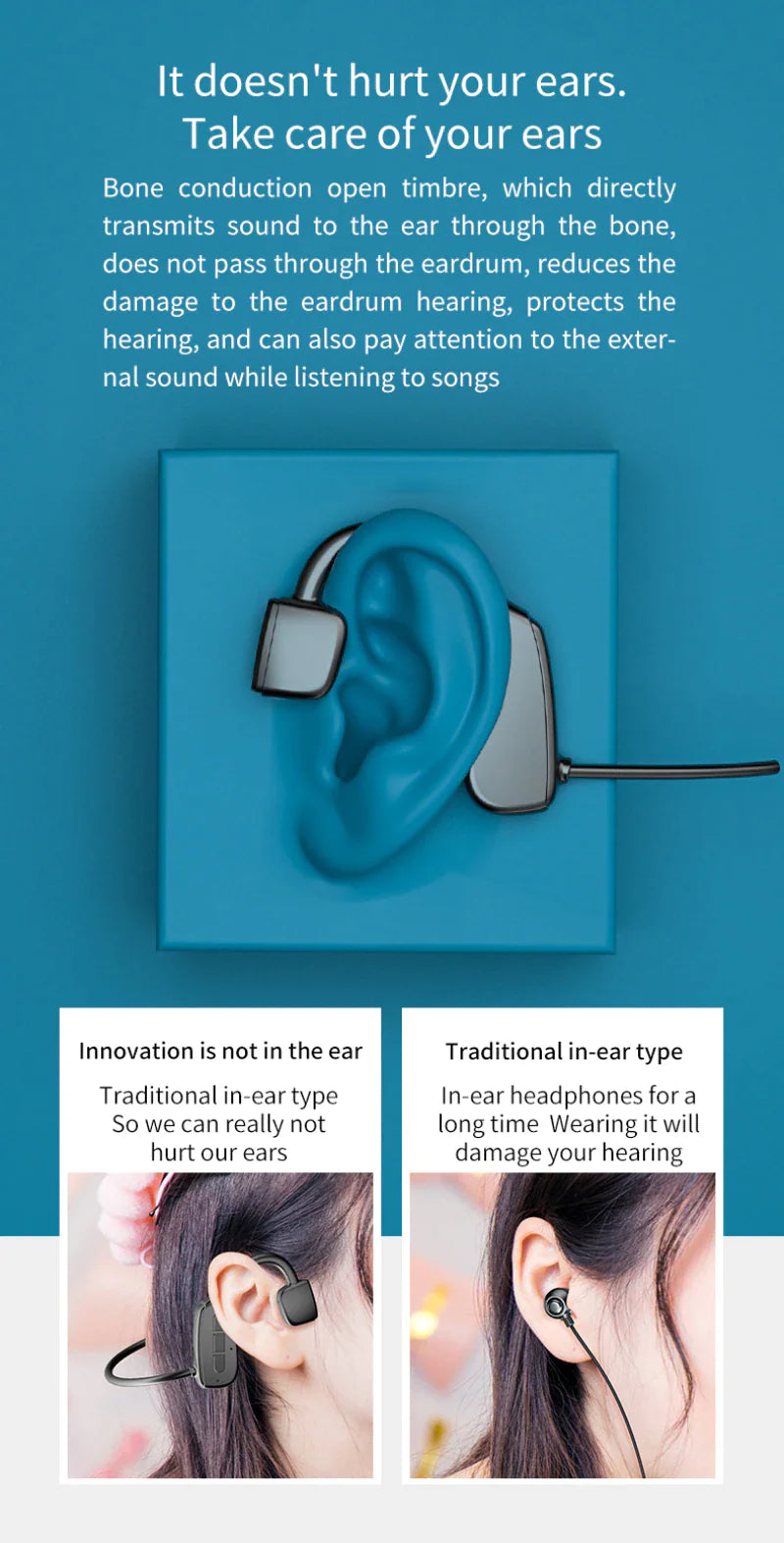 SportSync Bone Conduction Headphones 5.1