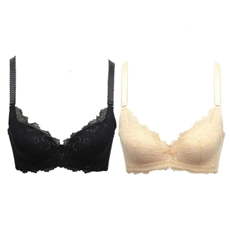 Wireless Bra for Small Bust with Gathered Design - Lingerie