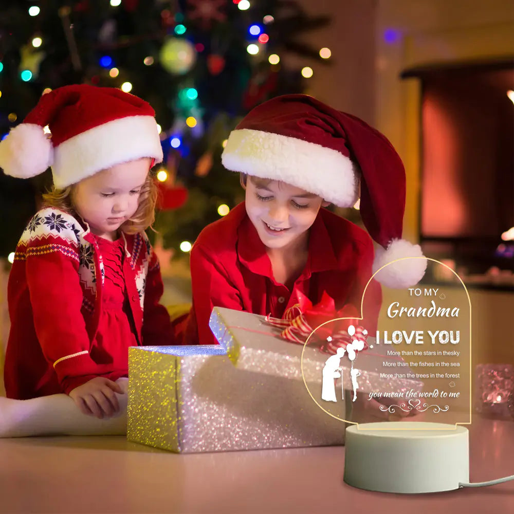 3D Night Light for Grandma - Creative Gift Idea