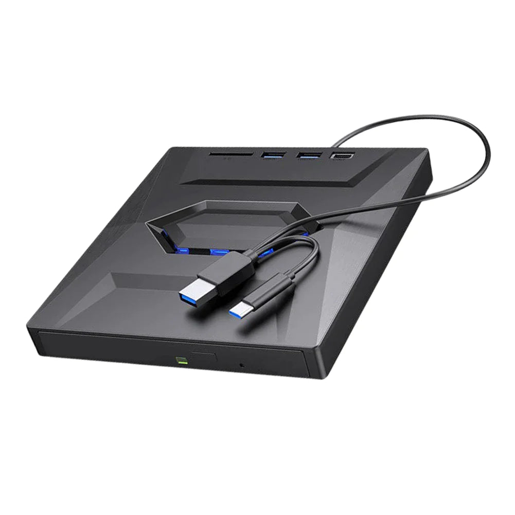 External CD DVD Drive USB 3.0 Writer Burner Player for PC Laptop Windows 11 10