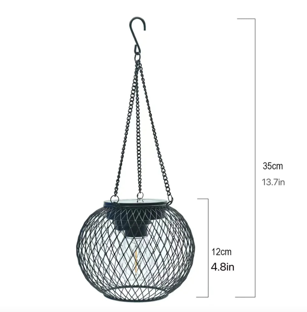 Modern Solar-Powered Hanging Garden Lamp - 888