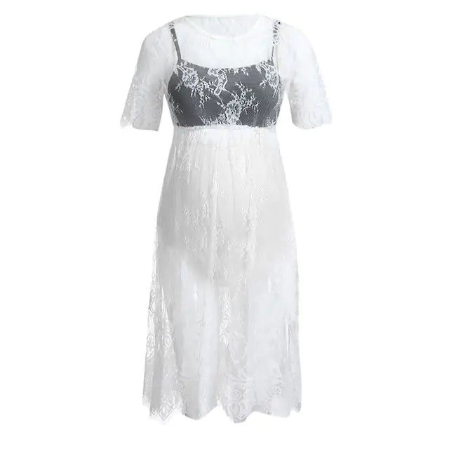 Lace Maternity Dress for Pregnancy Photography Props - 888 - Lingerie