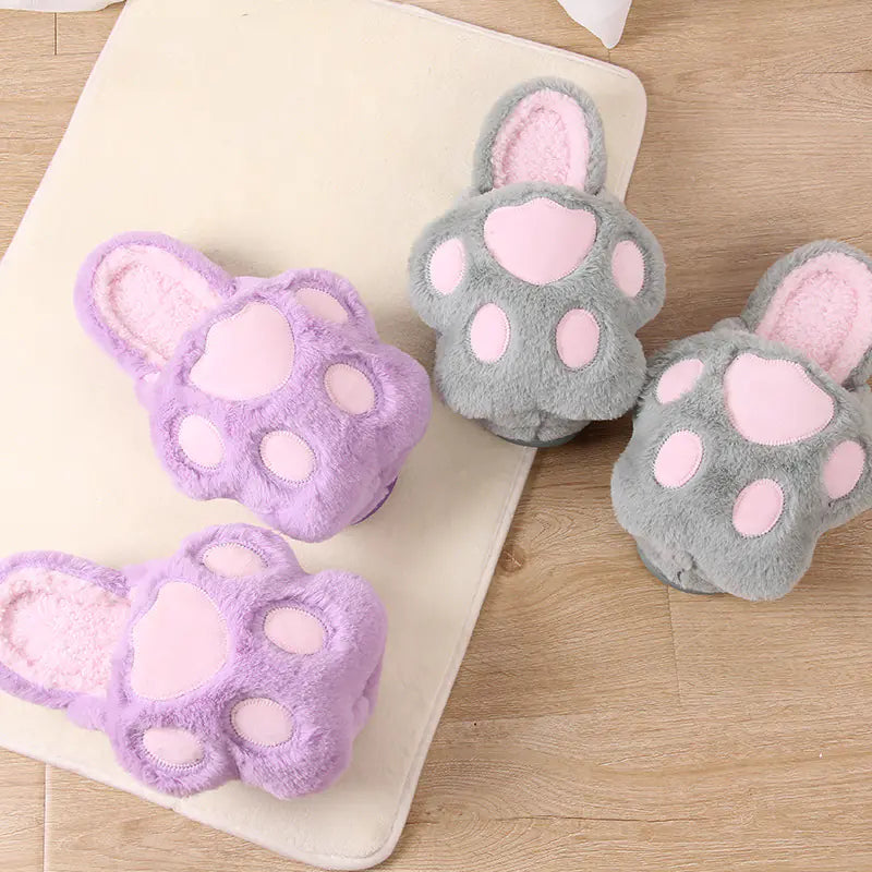 Bear Paw Cotton Slippers for Autumn and Winter- 888