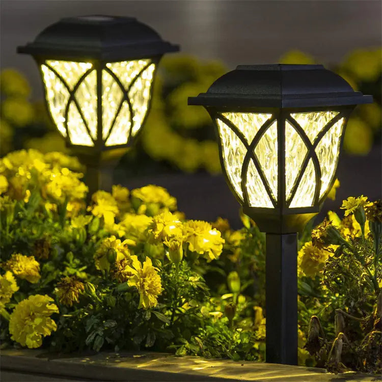 Outdoor Solar Square Lawn Lights for Pathway Decoration