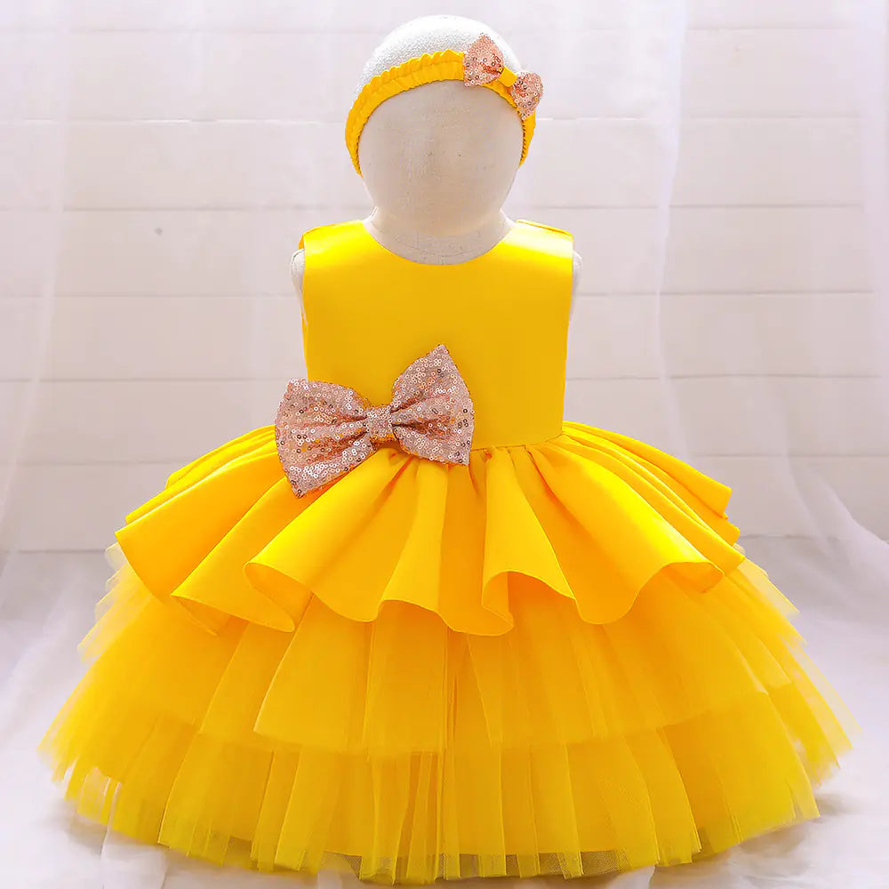 Cute Girl Lace Bow Tutu Skirt for Baby Princess Dress  - 888