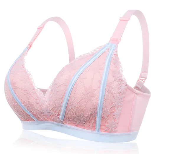 Lace Button Nursing Bra - Lingerie