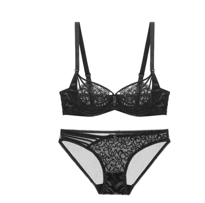 Lace Bra Set with Underwear - Lingerie