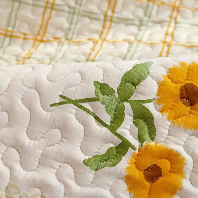 Chick Floral Non-slip Cotton Sofa Cushion (Four Seasons)