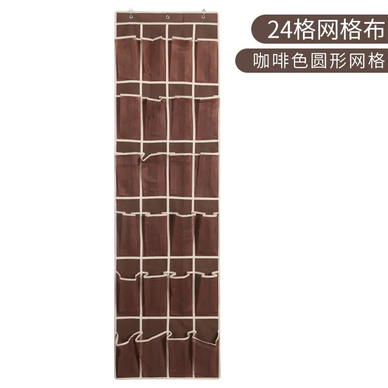 Wholesale 24-Grid Non-Woven Fabric Hanging Storage Bag