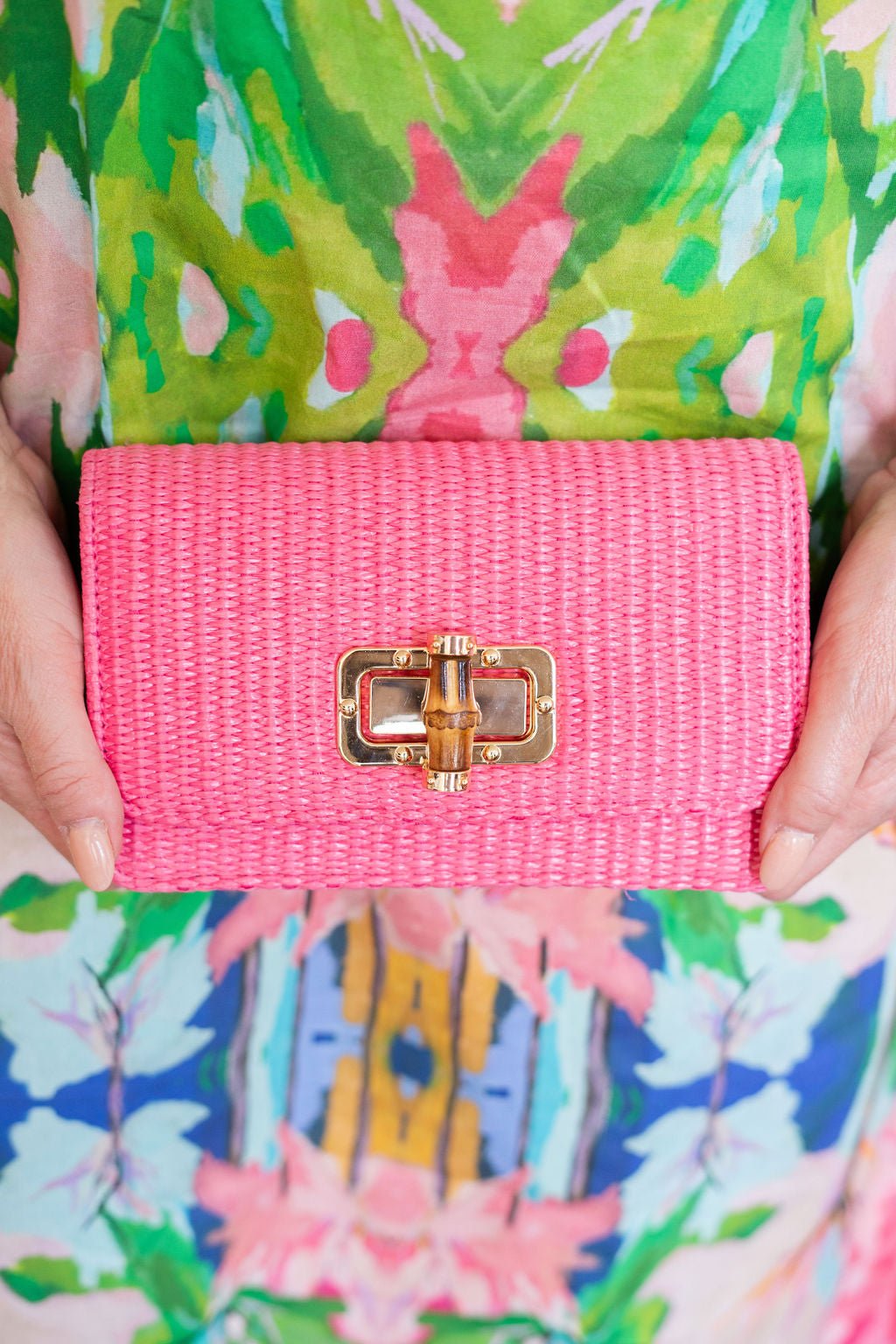 Pink Lilly Clutch