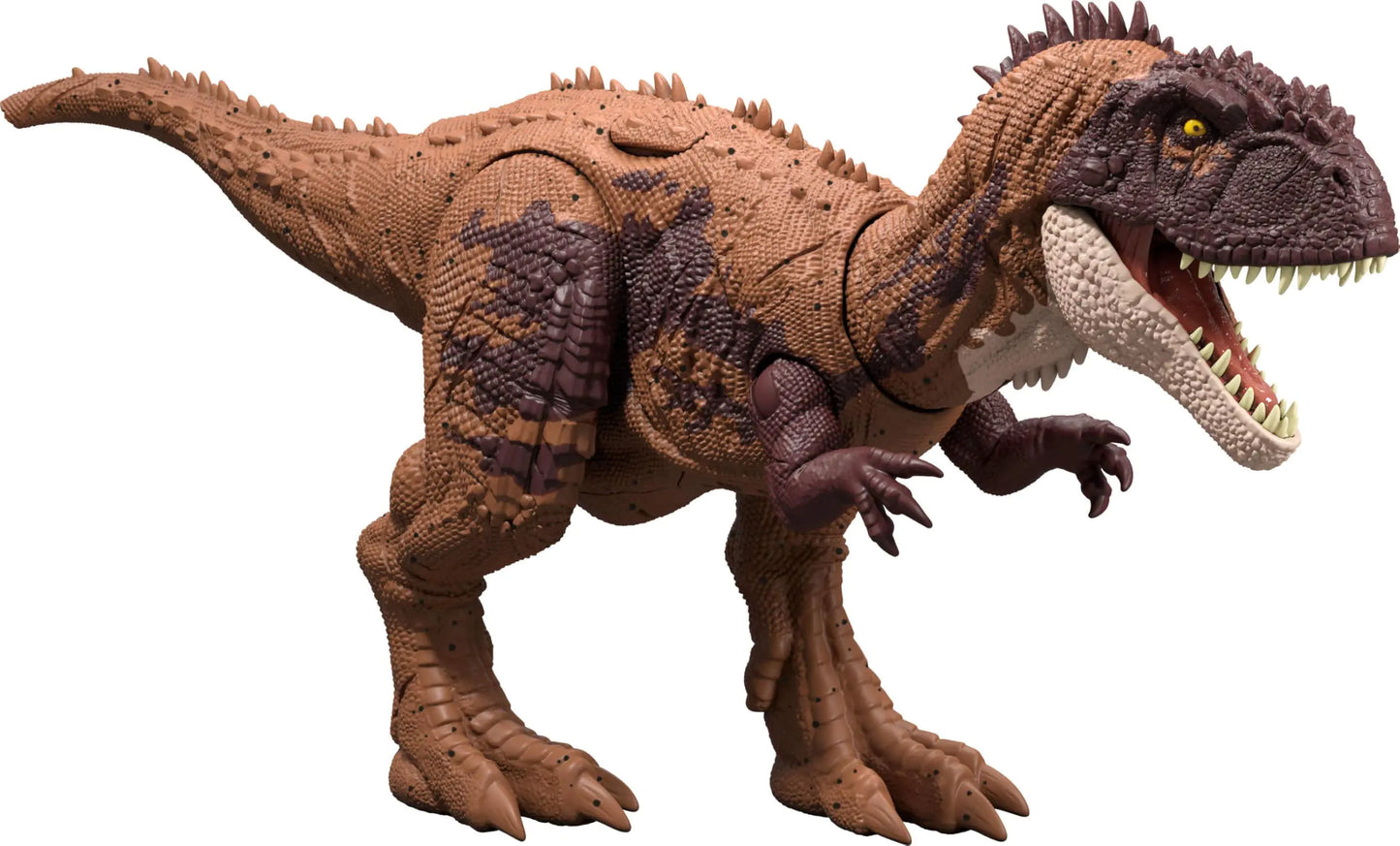 Mattel Jurassic World Dinosaur Toys with Roar Sound & Attack Action Wild Roar Posable Figures Physical & Connected Digital Play - US seller