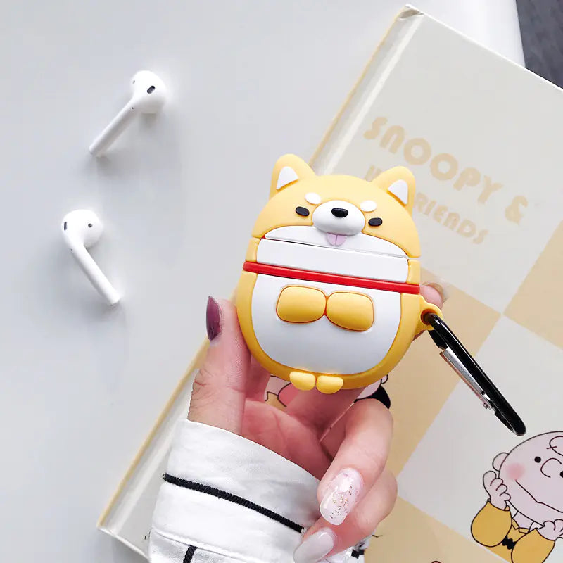 Cute Shiba Inu Earphone Case - Bluetooth Protector
