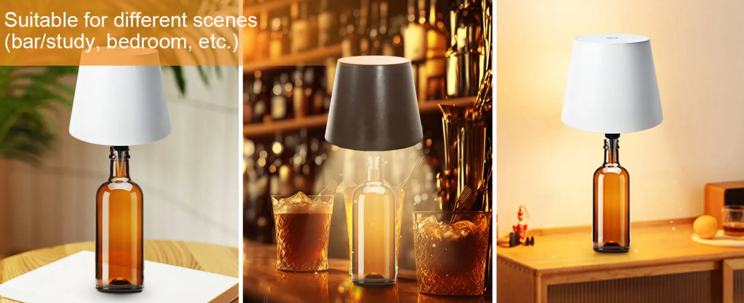 LED Wine Bottle Table Lamp - 888