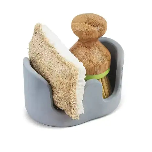 Diatom Mud Sponge Rack Kitchen & Bathroom Sink Caddy For Sponges Scrubbers