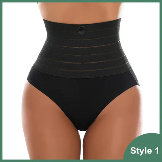 High Waist Postpartum Body Shaper Panties Plus Size - Lingerie