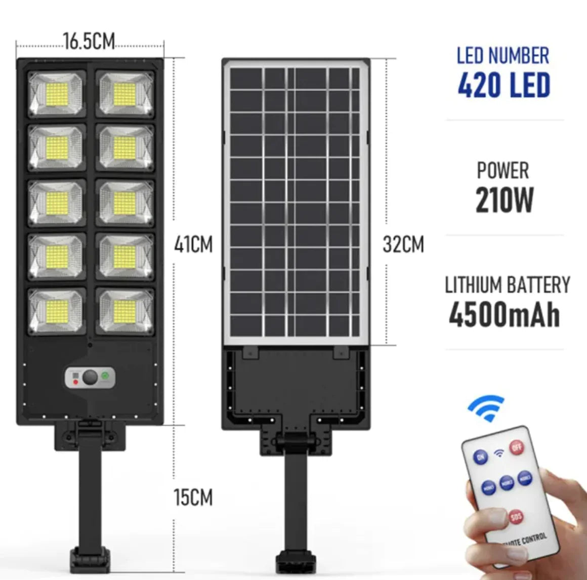 New Solar Double Row Street Light - 888