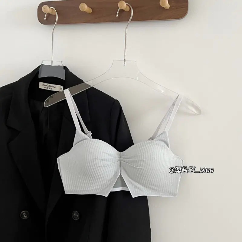Strapless Lace Bra Set for Comfort and Support - Lingerie