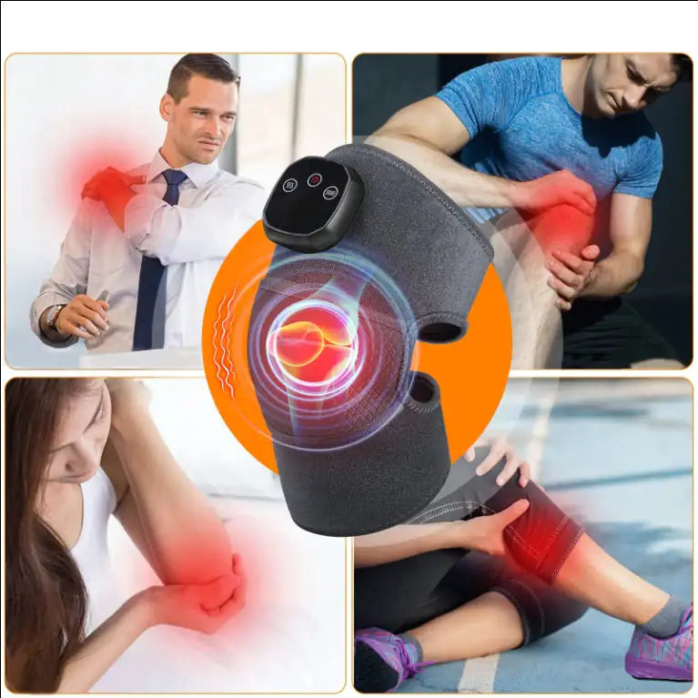 Versatile Knee And Leg Massager With Adjustable Heat And Vibration