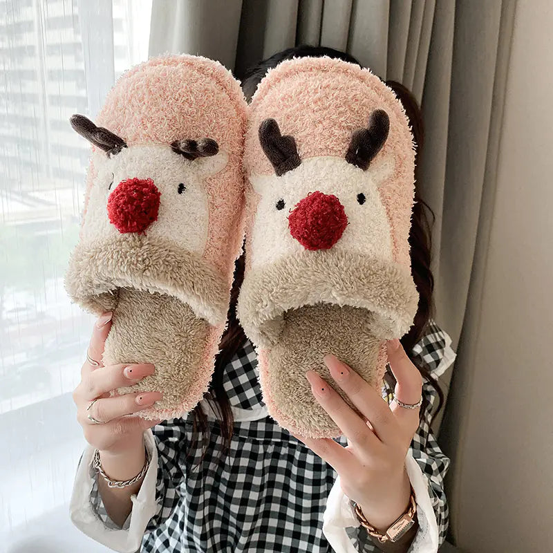 Cute Elk Hair Shoes for Autumn and Winter- 888