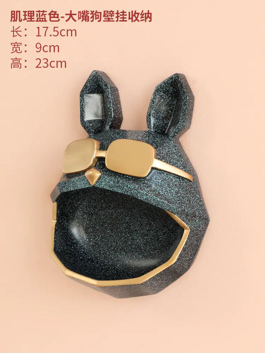 Nordic Style Wall-Mounted Dog Storage Box Decor